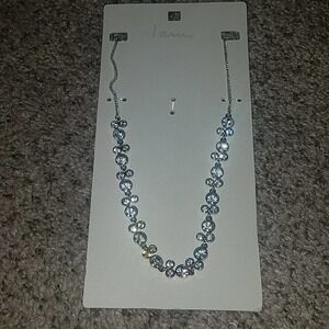 Gorgeous I AM faux diamond necklace, $48